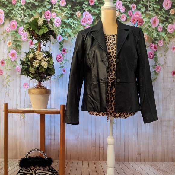 Kim Rogers Jackets & Blazers - Kim Rogers Women's Genuine Leather Jacket Size M